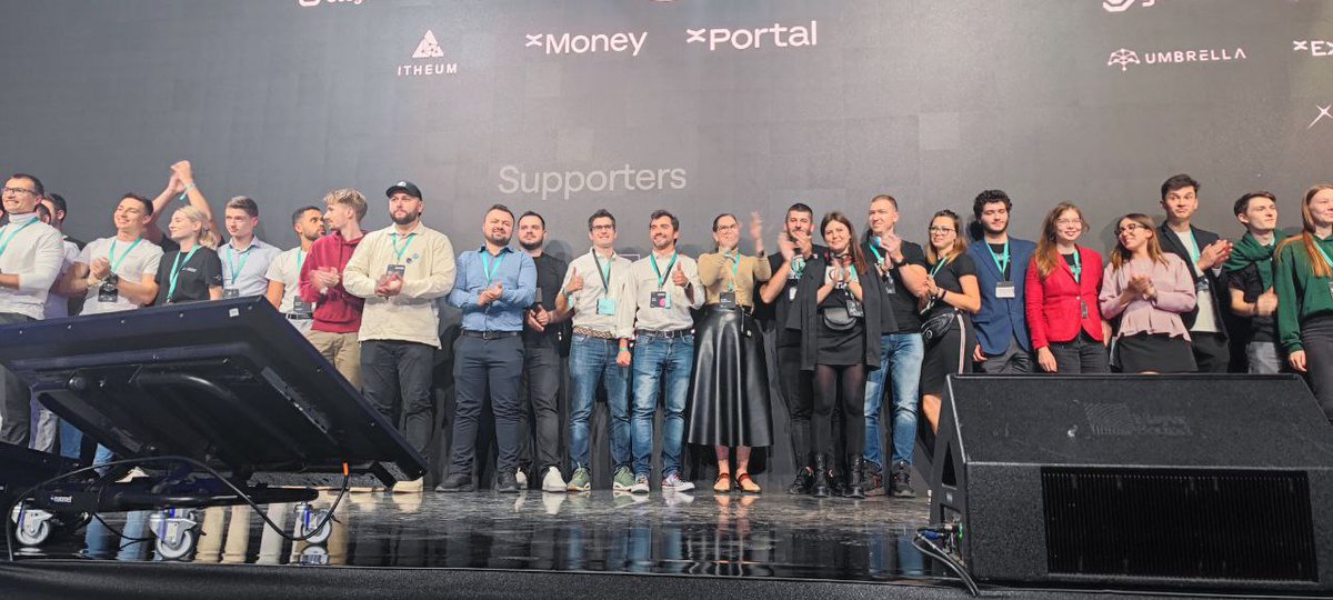 🎉 Excited to share that we clinched the 4th place on the /xHackathon DeFi track! 🚀

The feedback from attendees at <a href="/MultiversX/">Multiversᕽ</a> #xDay has been incredibly positive 🛠

Thanks' to <a href="/moonlorian/">Moonlorian</a> team for the job and special agreement to the organizers <a href="/encodeclub/">Encode Club</a> and <a href="/EntityFinance/">Entity</a>