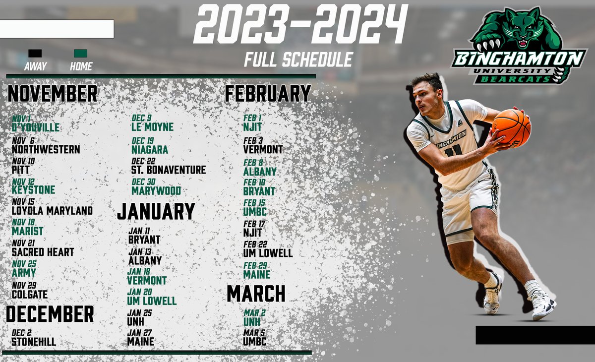 𝐘𝐨𝐮𝐫 𝟐𝟎𝟐𝟑-𝟐𝟎𝟐𝟒 𝐁𝐞𝐚𝐫𝐜𝐚𝐭𝐬 𝐒𝐜𝐡𝐞𝐝𝐮𝐥𝐞!

#BearcatNation #BuckleUp