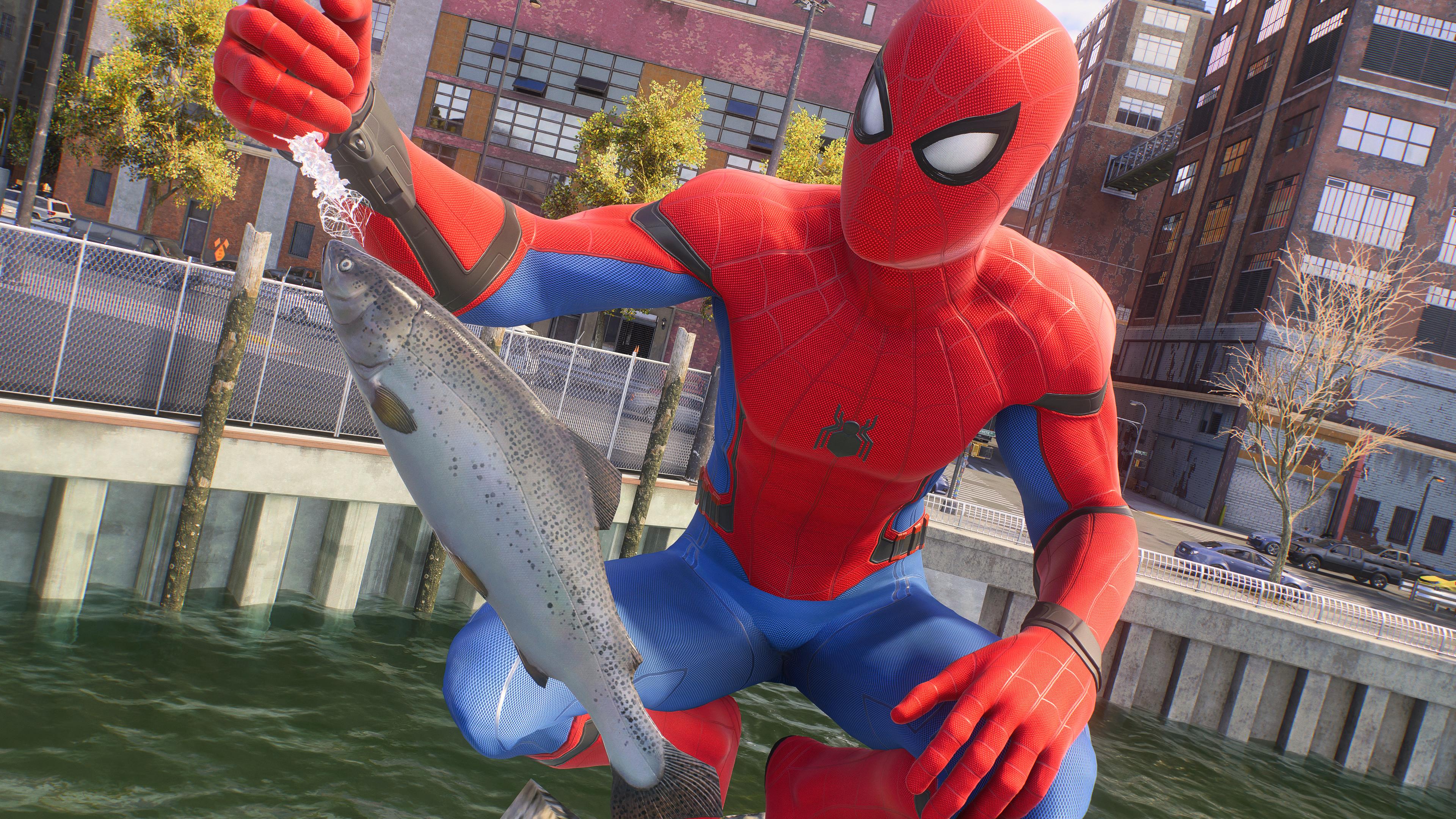 Keits (Prime) on X: Even spiderman get hungry for raw live fish