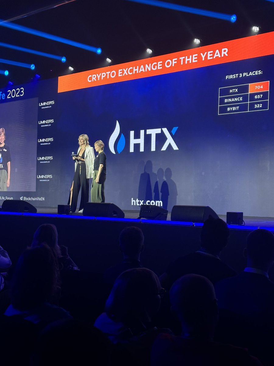 HTX_Global's tweet image. We can’t wait to share #HTX &amp;amp; @justinsuntron had won :

✅Crypto Exchange of the Year 
✅Crypto Entrepreneur of the Year

👉at #BlockchainLife2023 🔥