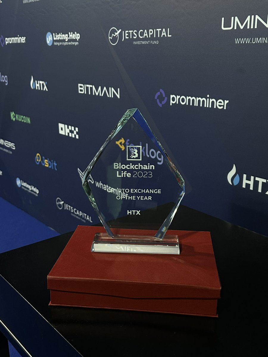 HTX_Global's tweet image. We can’t wait to share #HTX &amp;amp; @justinsuntron had won :

✅Crypto Exchange of the Year 
✅Crypto Entrepreneur of the Year

👉at #BlockchainLife2023 🔥