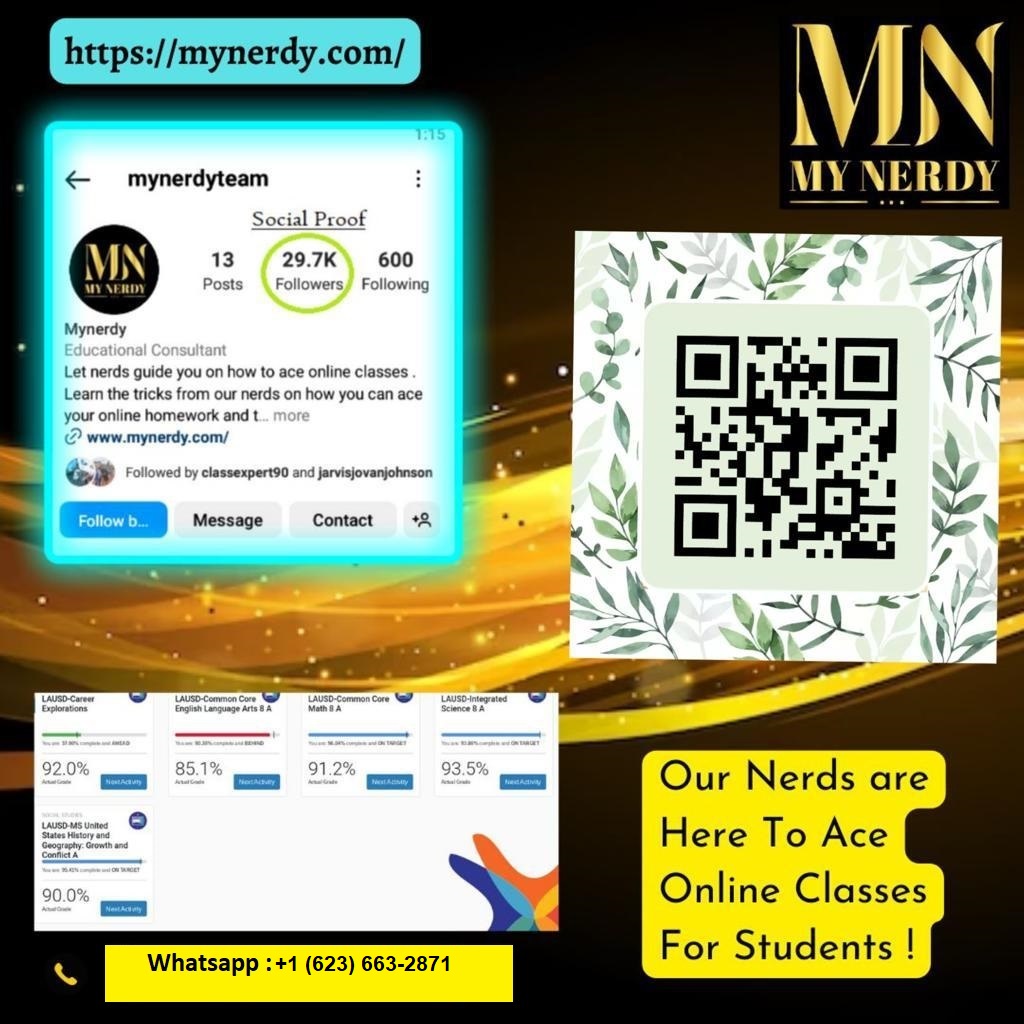 saliob532's tweet photo. @arsonjhonpoy "Online classes can be a blessing in disguise !

We're experienced with all Online class platforms &amp; offer payment plans. Contact us today  !

Check our website - mynerdy. com 
Email : mynerdyteam@gmail.com    
WhatsApp : +1 (623) 663-2871

" https://t.co/n3eS3HOqVq