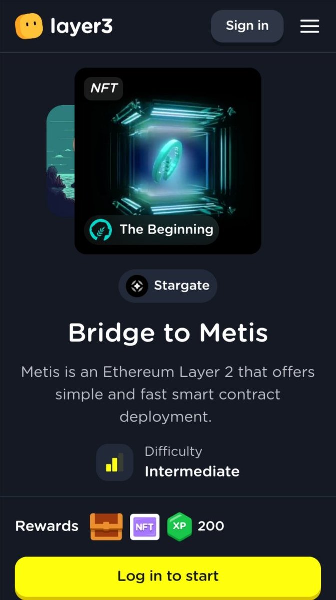 Blesilyns's tweet image. Explore crypto world in a whole new level.

Metis, Ethereum&apos;s Layer 2 solution, presents a simple and speedy platform for smart contract deployment. Wow...😯

Join 👇@layer3xyz&apos;s move now on Metis to explore new rewarding packs.
layer3.xyz/quests/bridgin
#Metis #Layer3xyz @MetisDAO