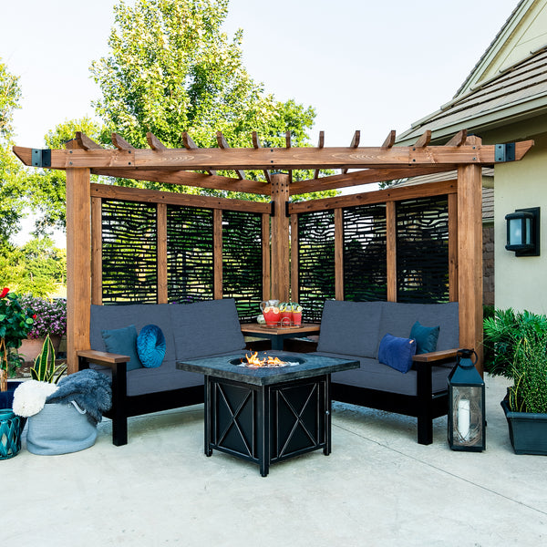 backyrddiscovry's tweet photo. Intimate and private. The perfect pergola for any space. https://t.co/746lbNwgCa