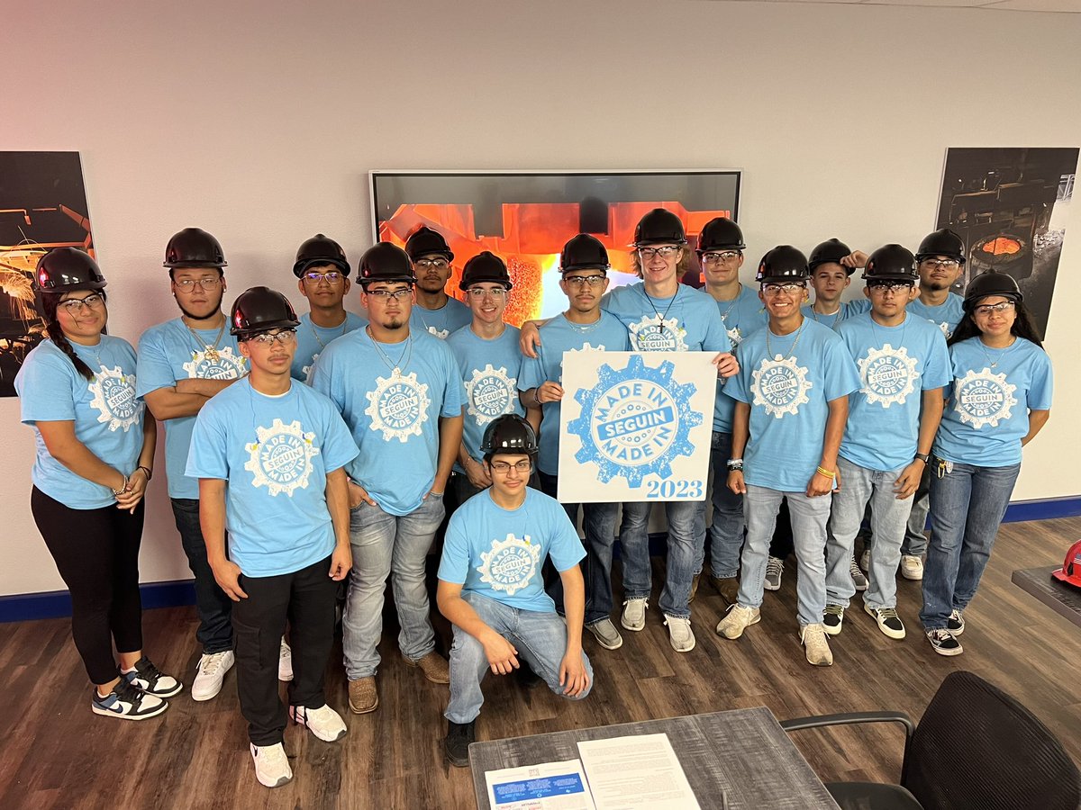 Seguin CTE (@seguincte) on Twitter photo The first #MadeInSeguin2023 stops for the <a href="/SeguinHSTx/">Seguin High School</a> groups were Niagara, CMC, and Ameritex. Thanks to all of them for sharing information about their organizations with our students! #1Heart1Seguin #WeAreSeguinCTE The first #MadeInSeguin2023 stops for the <a href="/SeguinHSTx/">Seguin High School</a> groups were Niagara, CMC, and Ameritex. Thanks to all of them for sharing information about their organizations with our students! #1Heart1Seguin #WeAreSeguinCTE
