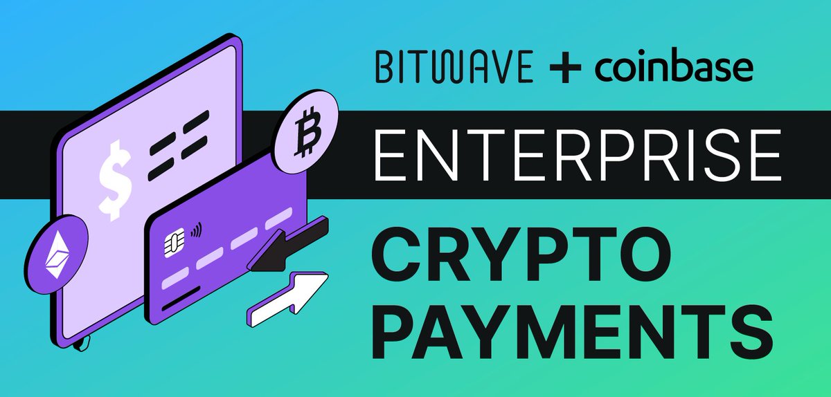 BIG NEWS! Introducing... Enterprise Crypto Payments 🎉
 
Today, we’re thrilled to announce the launch of Bitwave Enterprise Payments – an absolute game-changer for institutional crypto payments and compliance 

bitwave.io/solutions/ente…