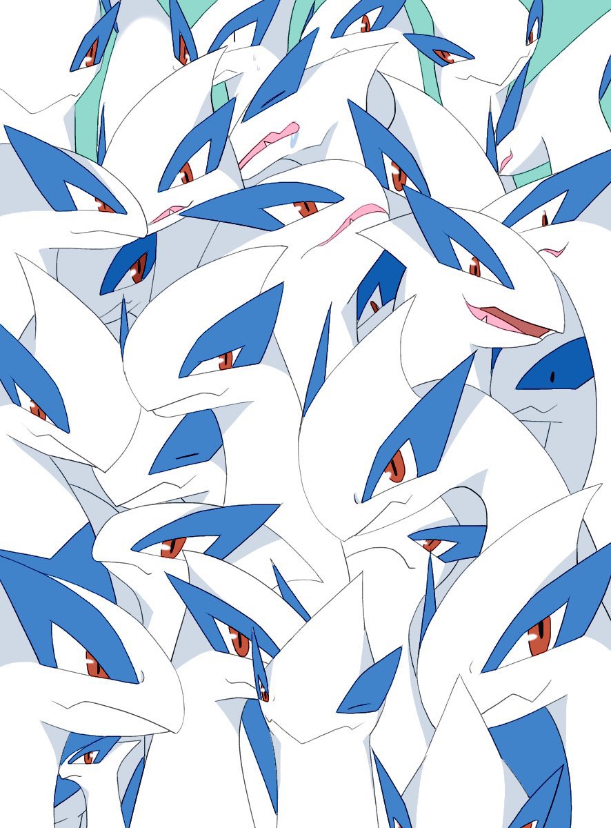 「I draw a lot of Lugia. 」|ルギトラのイラスト