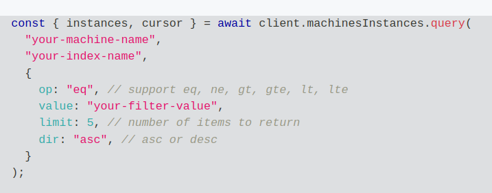 🎉 Indexing by any property in a machine instance's context and queries for matching instances just dropped in State Backed!

With this, State Backed can support any backend use case I can think of.

What example apps should we build???
