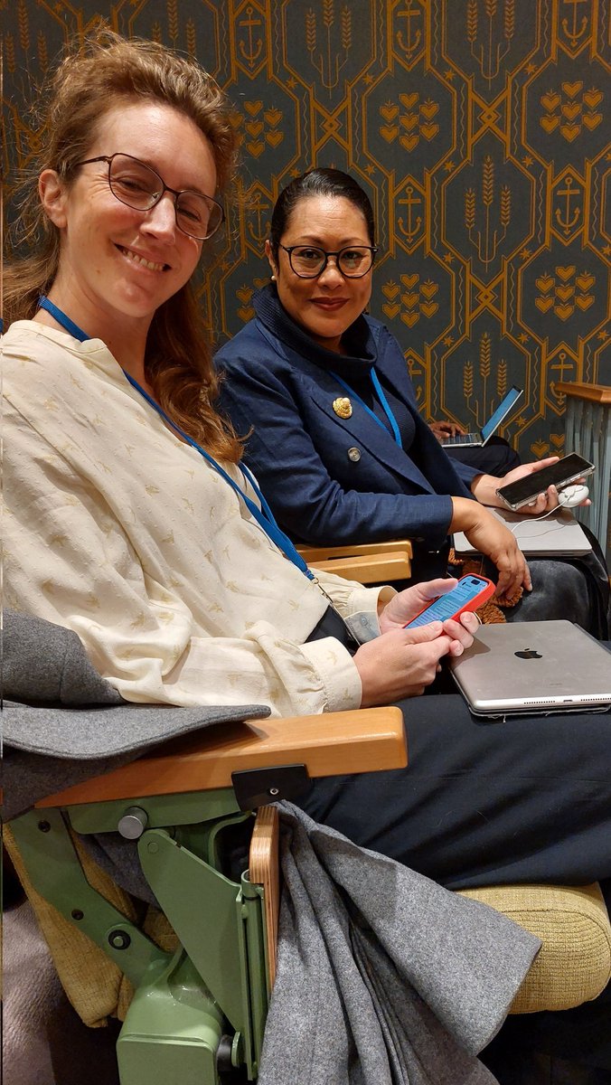 PacWPSMediators's tweet photo. The annual #UNSC Open Debate is also an opportunity to connect w @GPPAC allies & partners like @genderplatform ! #WomenForPeace https://t.co/K12Sln0SlU