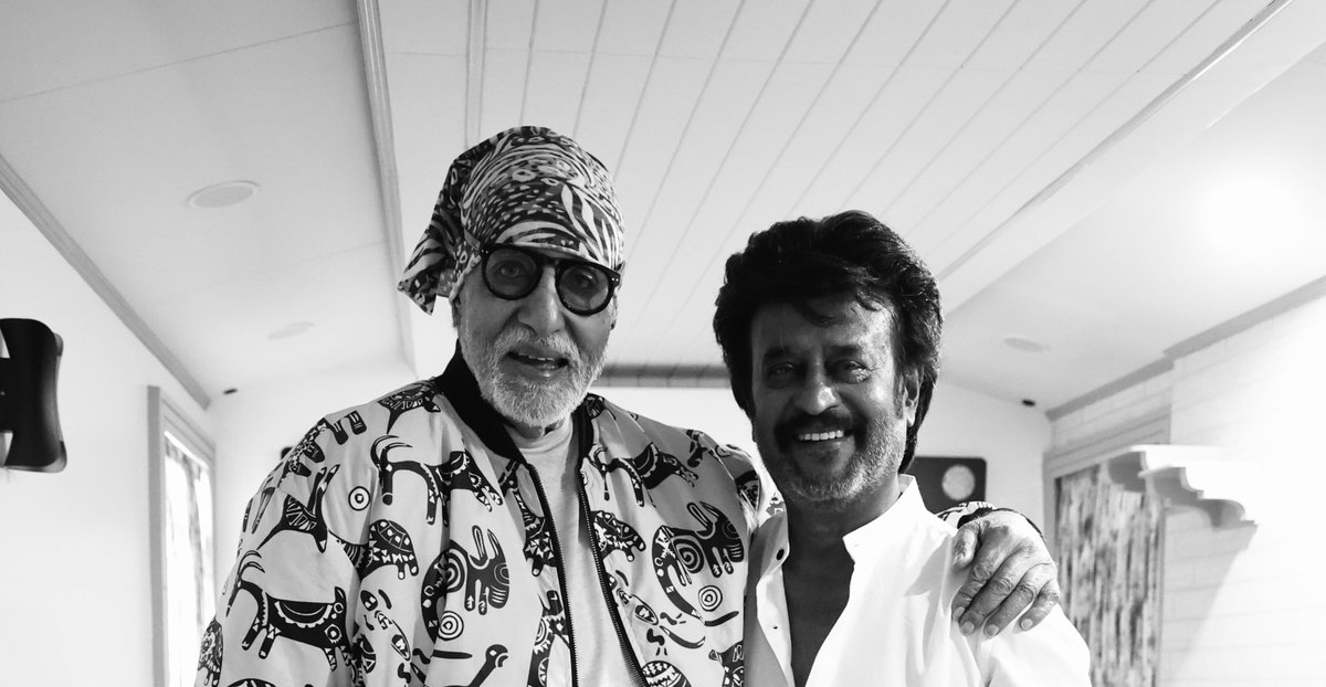 T 4709 - Back with the great THALAIVAR .. the Leader, the Head, the CHIEF .. @rajinikanth on his 170th film .. what an honour and a huge privilege  .. after 33 years .. !! and you haven't changed a bit .. still the GREATEST  🙏
Thalaivar 170 🌹