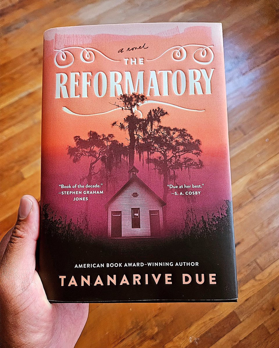 Because I attended a certain massive comic convention recently, I was able to purchase an early copy of The Reformatory from the acclaimed <a href="/TananariveDue/">@tananarivedue.bsky.social</a>, with the book officially being released next week. A treasure. It's getting glowing reviews, very excited to dive in. 💫⚡️💫