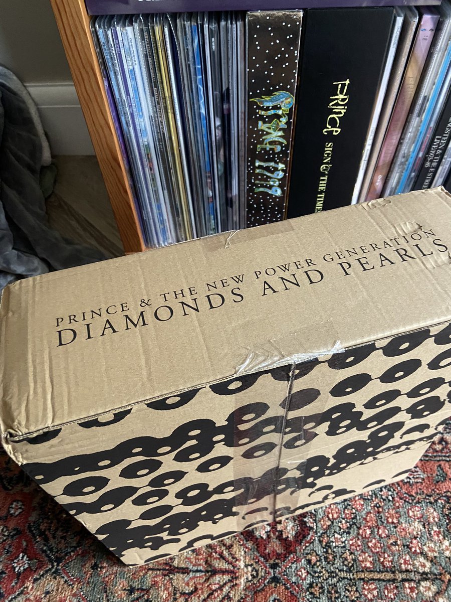 😳😳😳. Mr Postman has delivered today 😊💜 
#PRINCE4EVER #DiamondsandPearls