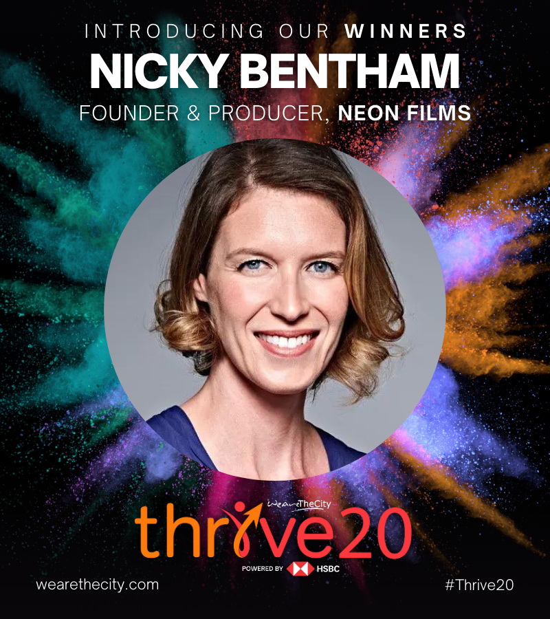 Introducing the next entrepreneur in this year's #Thrive20 powered by @HSBC_UK: @NickyBentham!🥳 Congratulations on being one of our role models as we celebrate female entrepreneurs leading purpose-led businesses in the UK ❤️🧡 8/20 · bit.ly/WATC-Thrive20