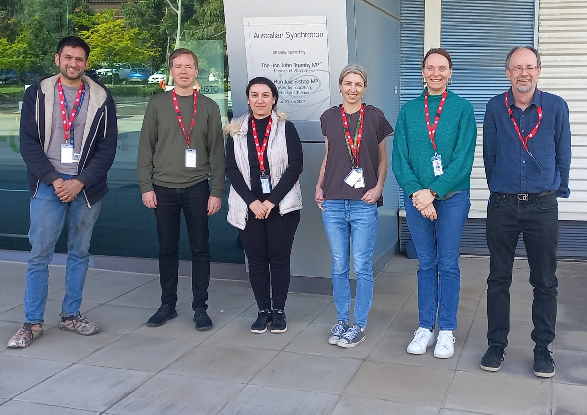 Feel's great to be working at the Australian Synchrotron again! Today I got to see the impressive new MCT BRIGHT beamline <a href="/ausynchrotron/">Australian Synchrotron</a> in action with the MedAg Hub team😀

 <a href="/ANSTO/">ANSTO</a> <a href="/LIMSLTU/">La Trobe Institute for Molecular Science</a> #AgriBio <a href="/SABE_latrobe/">La Trobe Agriculture, Biomedicine & Environment</a>