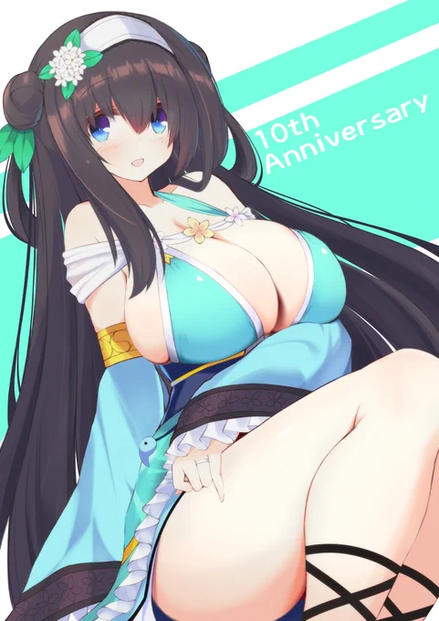 10周年おめでとうございます #刻詠の風水士リンネ #アイギスお絵かき #アイギス10周年アートコン