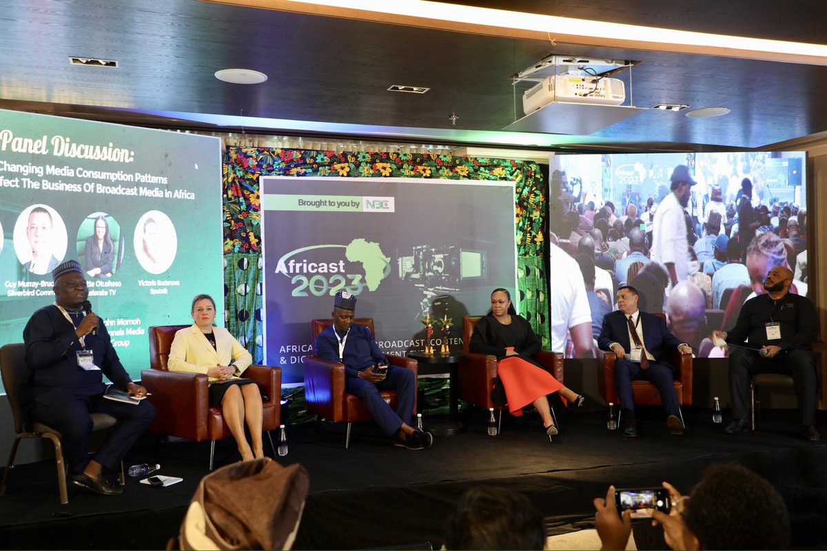 nbcgovng's tweet photo. AFRICAST 2023-DAY 2
First Panel Discussion on โRealities of Changing Media Consumption Patterns: How Does That Affect The Business of Broadcast Media In Africa.โ Chaired by Prof. Armstrong Idachaba, Former Director, Broadcast Policy and Research, NBC.
#africast #content #market #broadcasting #media #film #africa #conference #NBC