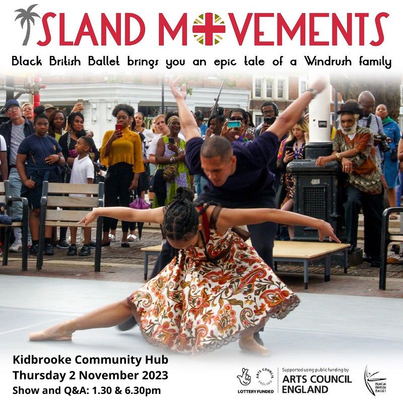 Watch a free ballet performance sponsored by @BerkeleyGroup next Thursday at Kidbrooke Community Hub which tells the story of #Windrush, exploring the impact of this generation’s experiences on their families, communities & society. Book here👉shorturl.at/jyBUZ #Kidbrooke