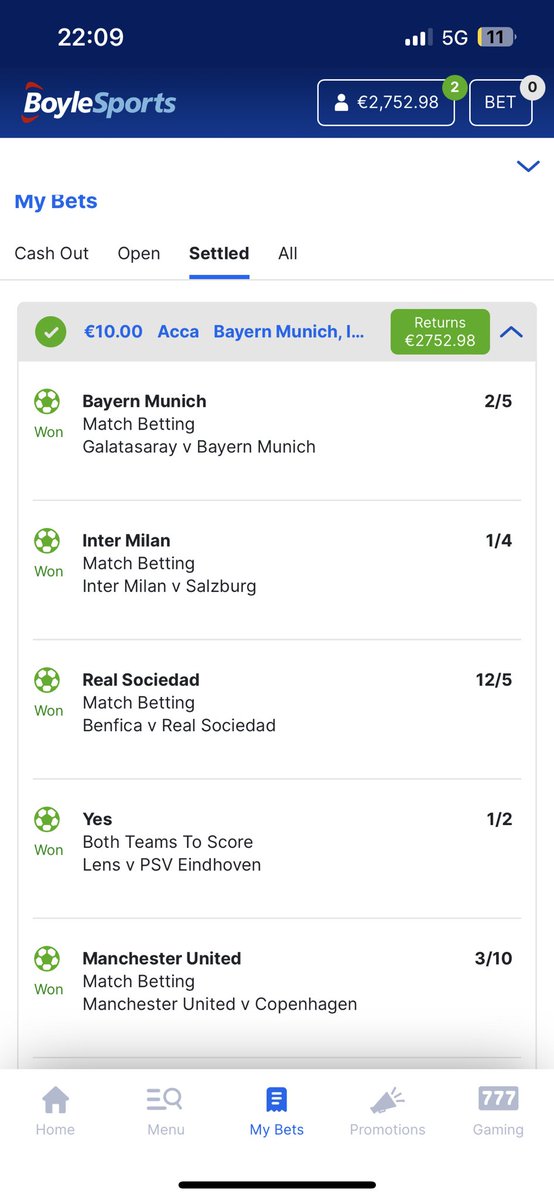 Seanoconn998's tweet photo. not a bad day for the football yesterday ⚽️ never betting on united again🤣 https://t.co/YWhGnUtlJg
