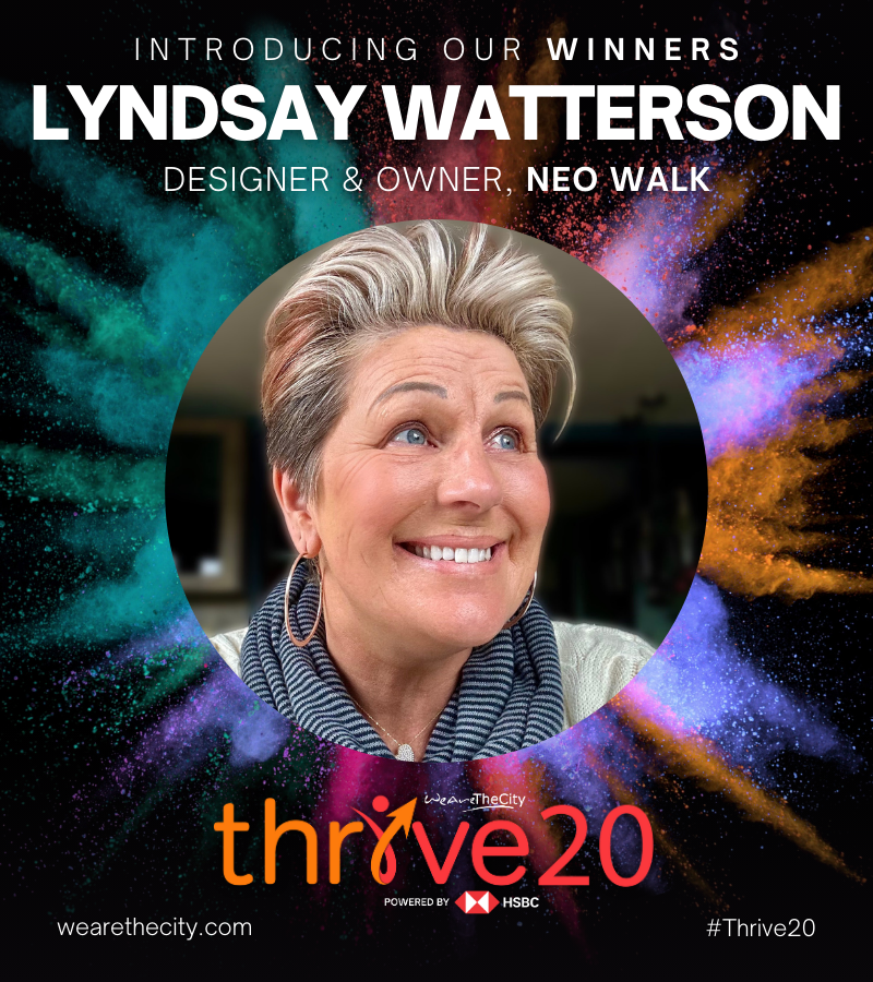 Introducing the next entrepreneur in this year's #Thrive20 powered by @HSBC_UK: Lyndsay Watterson!🥳 Congratulations on being one of our role models as we celebrate female entrepreneurs leading purpose-led businesses in the UK ❤️🧡 10/20 · bit.ly/WATC-Thrive20