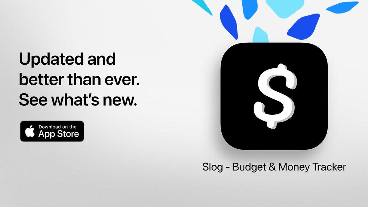 slog_app's tweet image. Slog - 1.5.0 is available on app store.
#spendingTracker #portfolioTracker #ios #app