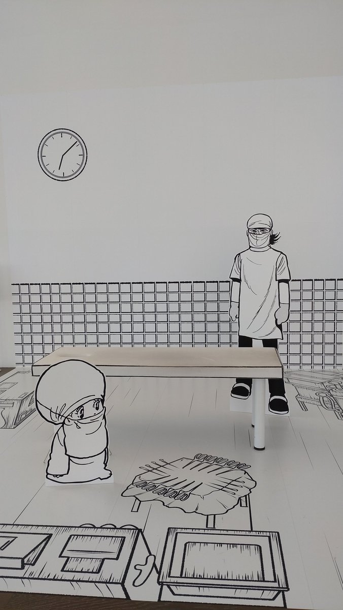 BJ展。生原稿素晴らしかった。めちゃ黄ばんだ生原も有り時代だなあ貴重。実家に全巻あるので帰省したら読むー残酷で切ないお話もちょくちょくあるので思い出して涙ぐんでしもた動物系はヤバいね…お土産の珈琲BJ可愛いな!平日で混雜してなかったけどたっぷり2時間見応え有
