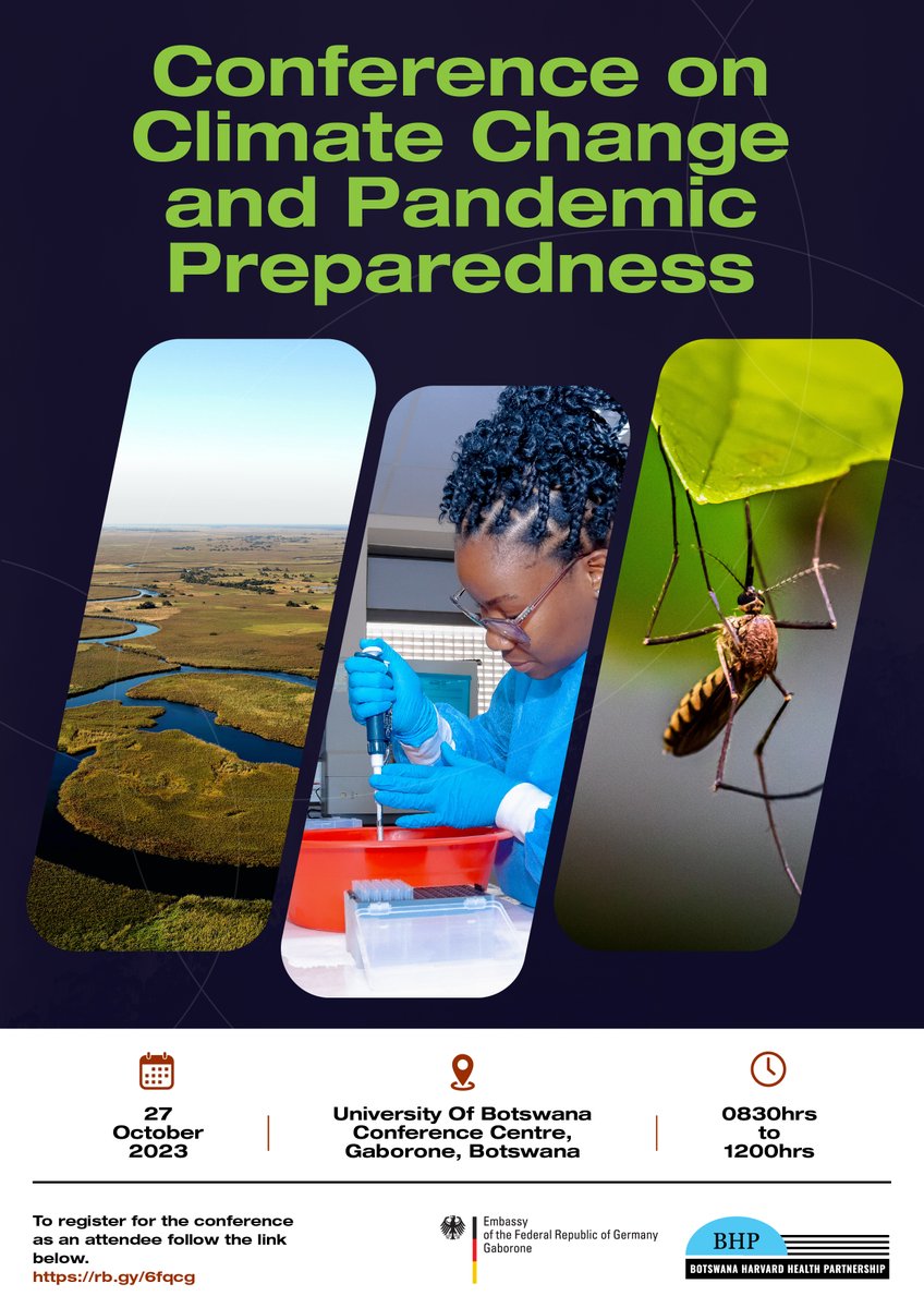 GermanyInAfrica's tweet image. Events like @AidsHarvard's Conference on Climate Change &amp;amp; Pandemic Preparedness taking place in 2️⃣ days are important - they advocate for research on #publichealth &amp;amp; #environmentalchanges. #DYK? Prof. Sikhulile Moyo discovered #covid19's #omnicron variant. t1p.de/9a9ls