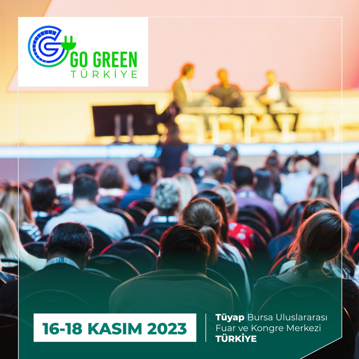 Go Green Türkiye elektrikli araç dünyasının geleceğine ilham olacak gündemlere de ev sahipliği yapacak. Birbirinden değerli isimlerin sektöre dair deneyimlerini aktaracağı Go Green Türkiye Konferansları için kayıt olun!
l24.im/9y1HbB

#gogreentürkiye