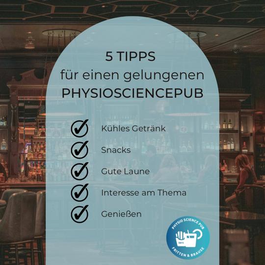 Physio_SciPub's tweet photo. #Checkliste - gelungener SciencePub-Abend
Heute haben wir 5 kleine Tipps für euch, um den Abend in vollem Ausmaß genießen zu können!
Wir freuen uns Euch morgen im Gondi begrüßen zu dürfen!
#EBFB #physio #science #ATW #HSB https://t.co/blhOXpKqNv
