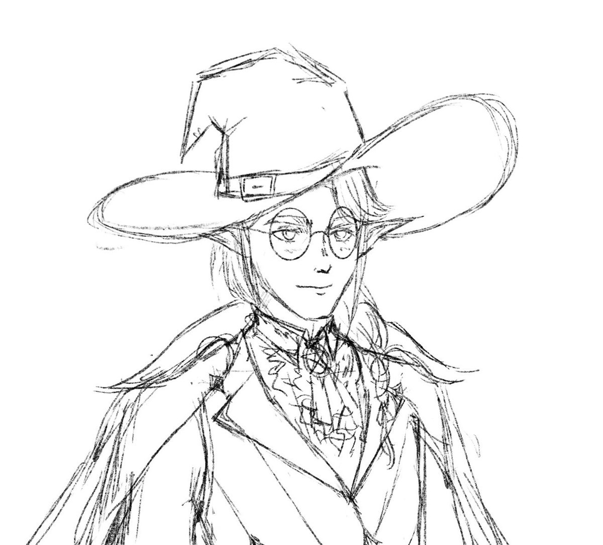 caerudraw's tweet photo. Arden with his silly little hat https://t.co/M5pw0ZnucQ