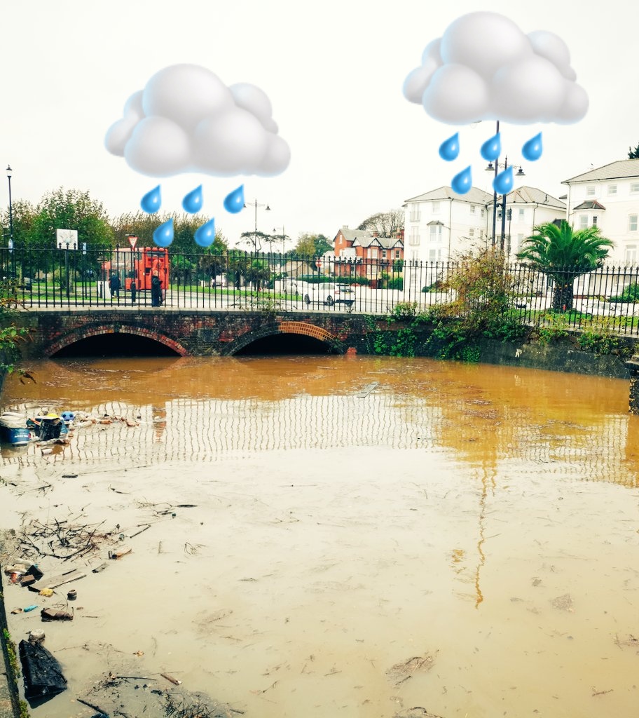 Although the rain has stopped falling, all that rain is now flowing from the hills &amp; fields, please don't try to drive through the water, as there's lots of hidden debris &amp; drain covers lifted off, check local news &amp; media for road closures,  alwsys follow all traffic diversion