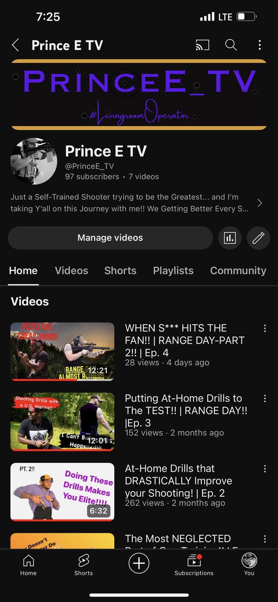MrSmith320's tweet photo. Y’all go show some Love to my YouTube Channel!! We Gettin Better Every Single Video!! 🙏🏾👑🖤
https://t.co/TlvSJZkoLH
#YouTube #Subscribe #Guntuber #Glock #AR15 #PrinceE #Motivation https://t.co/ATVItAfLXi