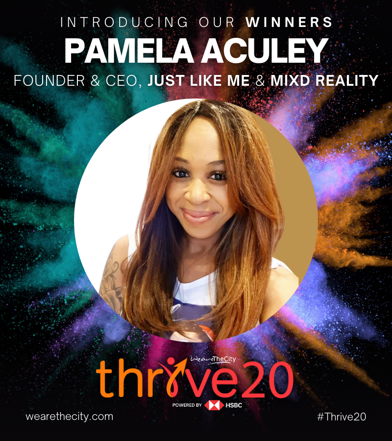 Introducing the next entrepreneur in this year's #Thrive20 powered by @HSBC_UK: Pamela Aculey!🥳 Congratulations on being one of our role models as we celebrate female entrepreneurs leading purpose-led businesses in the UK ❤️🧡 12/20 · bit.ly/WATC-Thrive20
