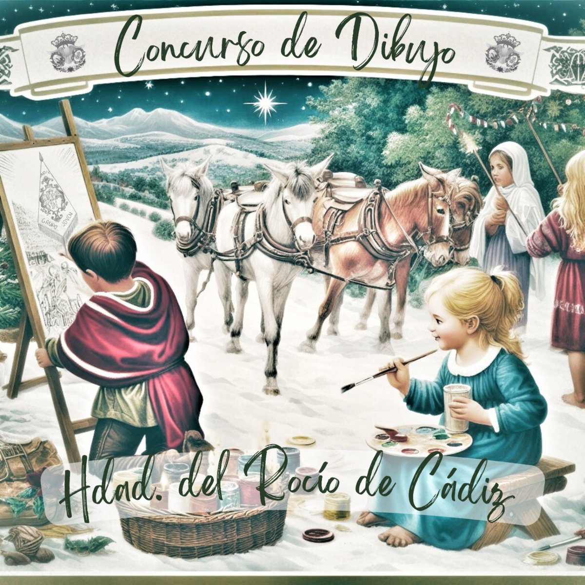🌟 ¡Celebremos la Navidad con Arte! | Concurso de Dibujos Navideños 🎨

Si tienes un pequeño artista en casa de hasta 16 años, y hermano de nuestra hermandad te invitamos a participar en nuestro concurso.