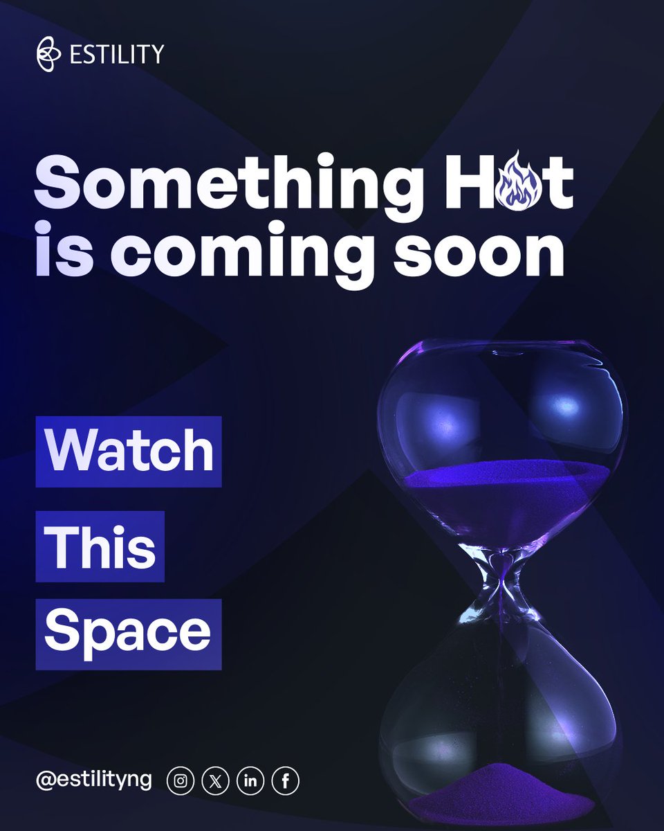 estilityng's tweet photo. Excitement is Building! Watch this Space
For more details follow us on our Social Media Platforms @estilityng on Facebook/Instagram/LinkedIn. Visit https://t.co/vDdVwdMlw7
#estate #dollar #dino #estilityng #somethingnew #seamlesspayments #estility #visitoraccesscode https://t.co/WBGKgPW0J7