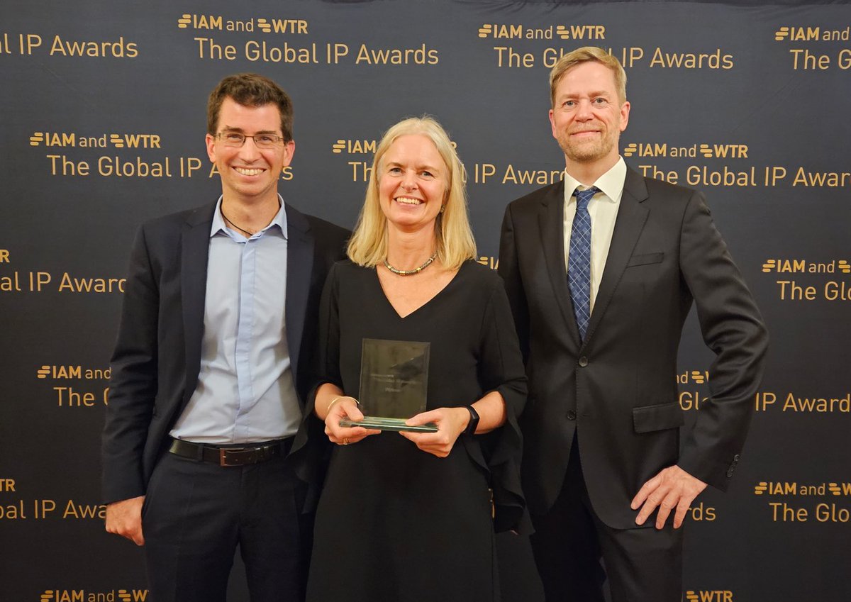 Congratulations to our dedicated teams for once again winning the prestigious “Patent Prosecution Firm of the Year for Norway” at the Global IP Awards 2023. We are proud for being acknowledged for our patent work with this award.

#IAM #patent #patentprosecution #globalipawards