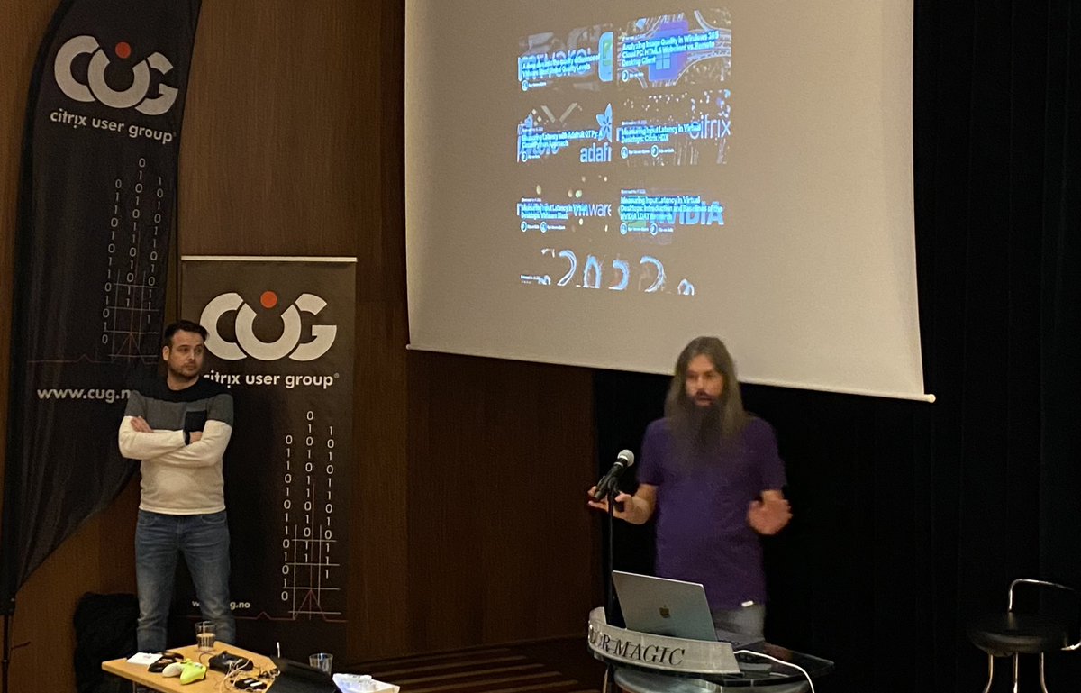 musclejoy1's tweet image. @Logitblog  &amp;amp;  @eltjovg  Unraveling the User experience puzzle @myCUGC @CUGNorway #Cugtech Latency made fun 🥳💫⛴️ Never a dull moment with these Dutch guys 🥳🥳