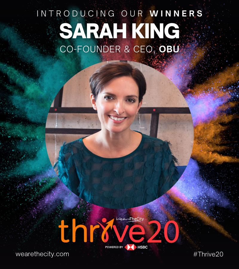 Introducing the next entrepreneur in this year's #Thrive20 powered by @HSBC_UK: Sarah King!🥳 Congratulations on being one of our role models as we celebrate female entrepreneurs leading purpose-led businesses in the UK ❤️🧡 15/20 · bit.ly/WATC-Thrive20