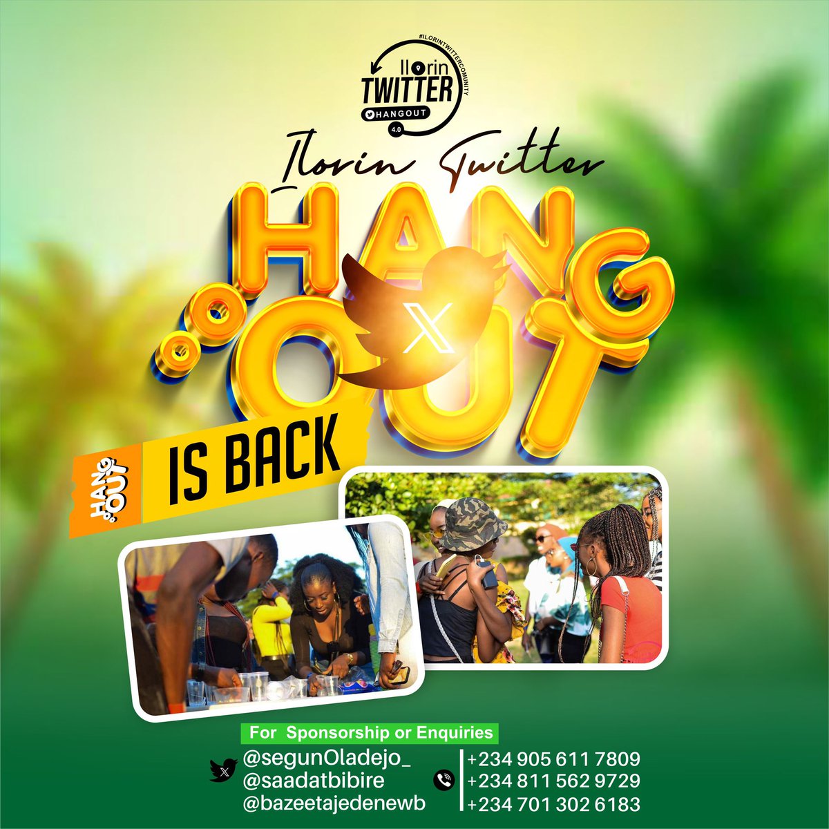 anjolaaa17's tweet photo. Ilorin Twitter hangout 4.0 is here 🤭🤭🤭

#ilorintwitterhangout
#ilorintwittercommunity
#ITH4 https://t.co/p5C7d4lOkO