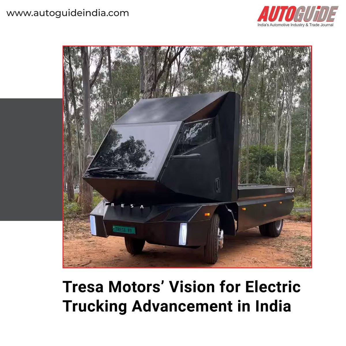 autoguideindia.com/e-mobility/tre…
Tresa Motors, a prominent Indian OEM manufacturer of medium and heavy electric trucks, is set to establish cutting-edge production and R&D facilities.
#TresaMotors #OEM