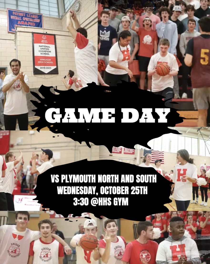 Come support Hingham Unified basketball in the HHS gym today!