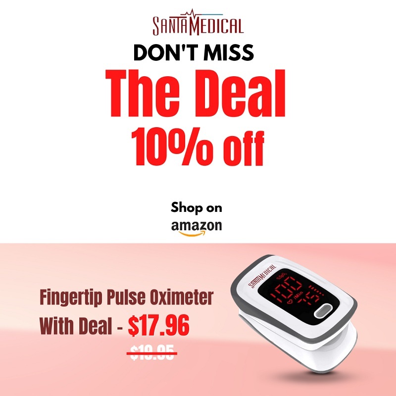 lucato9871's tweet image. 10% off on Santamedical Pulse Oximeter💥
🤯Just $17.96!!!🤯 reg $19.95
rb.gy/0brpa
#pulseoximeter #fingerpulseoximeter #pulserate #oximeter #amazon #discount #offer #deals #oximeter