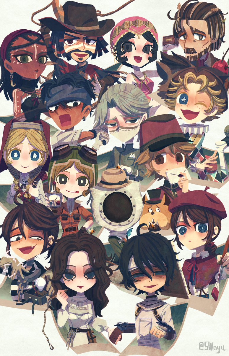 hat multiple girls multiple boys 6+boys glasses smile book  illustration images