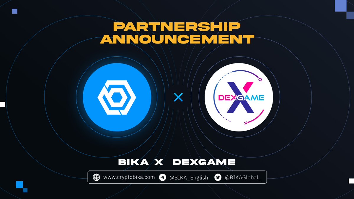 <a href="/BIKAGlobal_/">BIKAGlobal</a> on a new partnership with <a href="/DexGame_io/">DEXGame</a>  !🚀

#DEXGame unites gaming enthusiasts and stakeholders in a decentralized virtual world, enhancing crowdfunding and fostering exploration.

Stay tuned for more exciting news!⭐

🔽INFO
dexgame.io