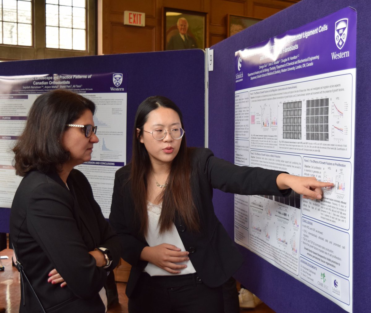 Noha A. Gomaa (@drngomaa) on Twitter photo It was such a pleasure having Dr. Habib Benzian <a href="/SchulichMedDent/">Schulich WesternU</a> for our Research Day Keynote Lecture. Such an insightful talk and discussion on the local and global challenges to oral health.
Congrats to all our students for proudly presenting their work! tinyurl.com/yhra55uf It was such a pleasure having Dr. Habib Benzian <a href="/SchulichMedDent/">Schulich WesternU</a> for our Research Day Keynote Lecture. Such an insightful talk and discussion on the local and global challenges to oral health.
Congrats to all our students for proudly presenting their work! tinyurl.com/yhra55uf