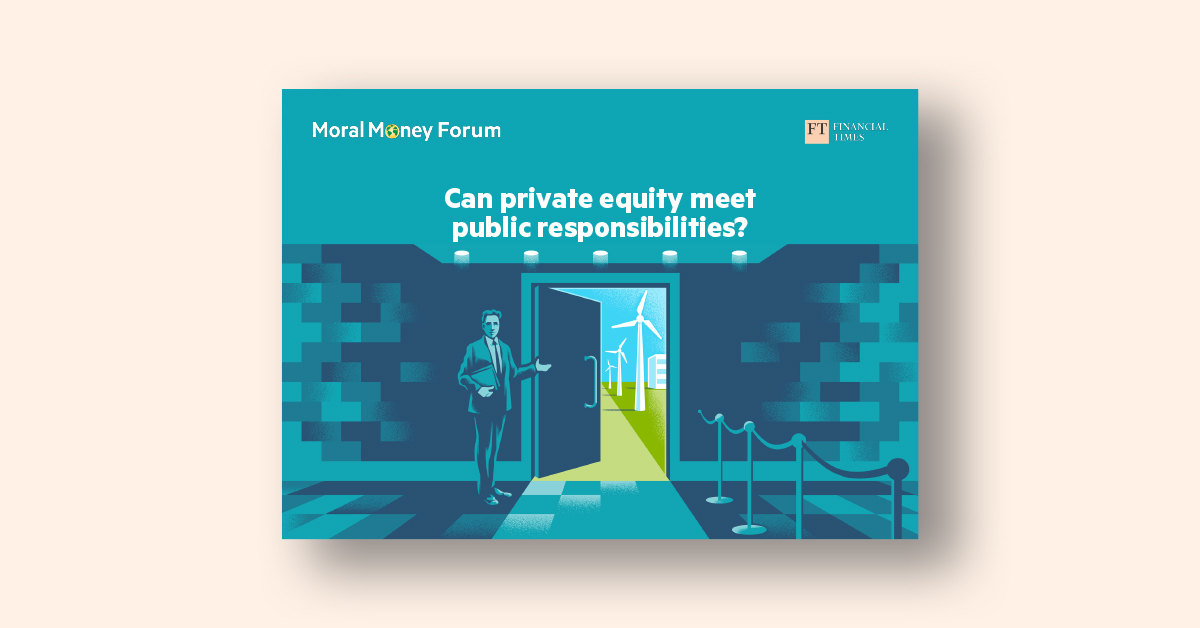 FT Forums (@ftforums) on Twitter photo The new #FTMoralMoneyForum report is here, in partnership with <a href="/HighMeadowsInst/">High Meadows Institute</a> <a href="/Vontobel/">Vontobel</a> and <a href="/WhiteCase/">White & Case LLP</a>.
Don't miss out on this crucial conversation! Read the report now: bit.ly/3Ftzmdd
#FTMoralMoney #PrivateEquity #ESG #Sustainability The new #FTMoralMoneyForum report is here, in partnership with <a href="/HighMeadowsInst/">High Meadows Institute</a> <a href="/Vontobel/">Vontobel</a> and <a href="/WhiteCase/">White & Case LLP</a>.
Don't miss out on this crucial conversation! Read the report now: bit.ly/3Ftzmdd
#FTMoralMoney #PrivateEquity #ESG #Sustainability