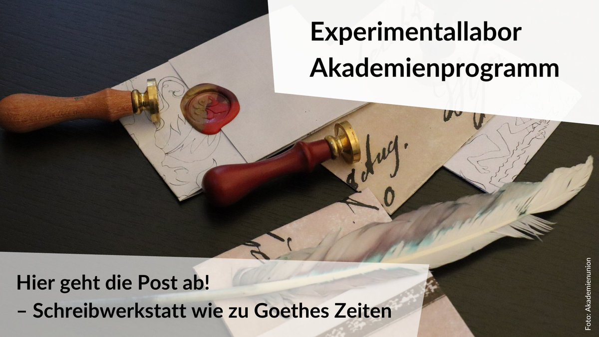 Akademienunion's tweet photo. Schreiben wie zu Goethes Zeiten: Das konnten Schüler:innen im Workshop des Propyläen-Projekts ausprobieren. Wir danken Dr. Yvonne Pietsch für den interessanten Workshop! #Akademienprogramm #ferienworkshop #schülerprogramm #herbstferien @saw_leipzig @adwmainz @KlassikStiftung https://t.co/0LKk9cLRsn