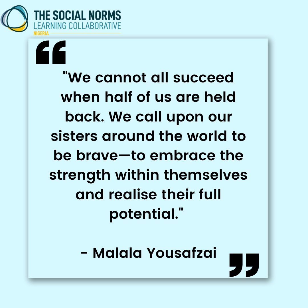 #SocialNorms affect girl child education and empowerment. From #earlymarriage to favoring boys for economic independence or associating success with marital status all limits girls' autonomy.
#Norms