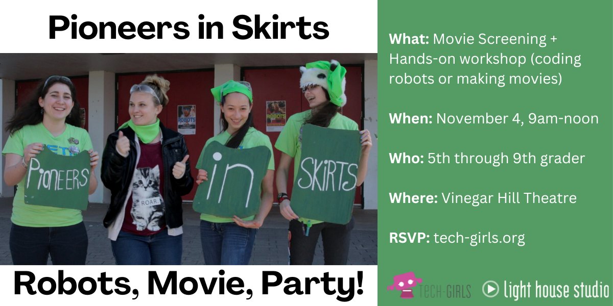 CWIT Newsletter: Ambitious Women in Tech; Robots, Movie &amp; Party; and Girls' Geek Day ✨
bit.ly/495iAyt