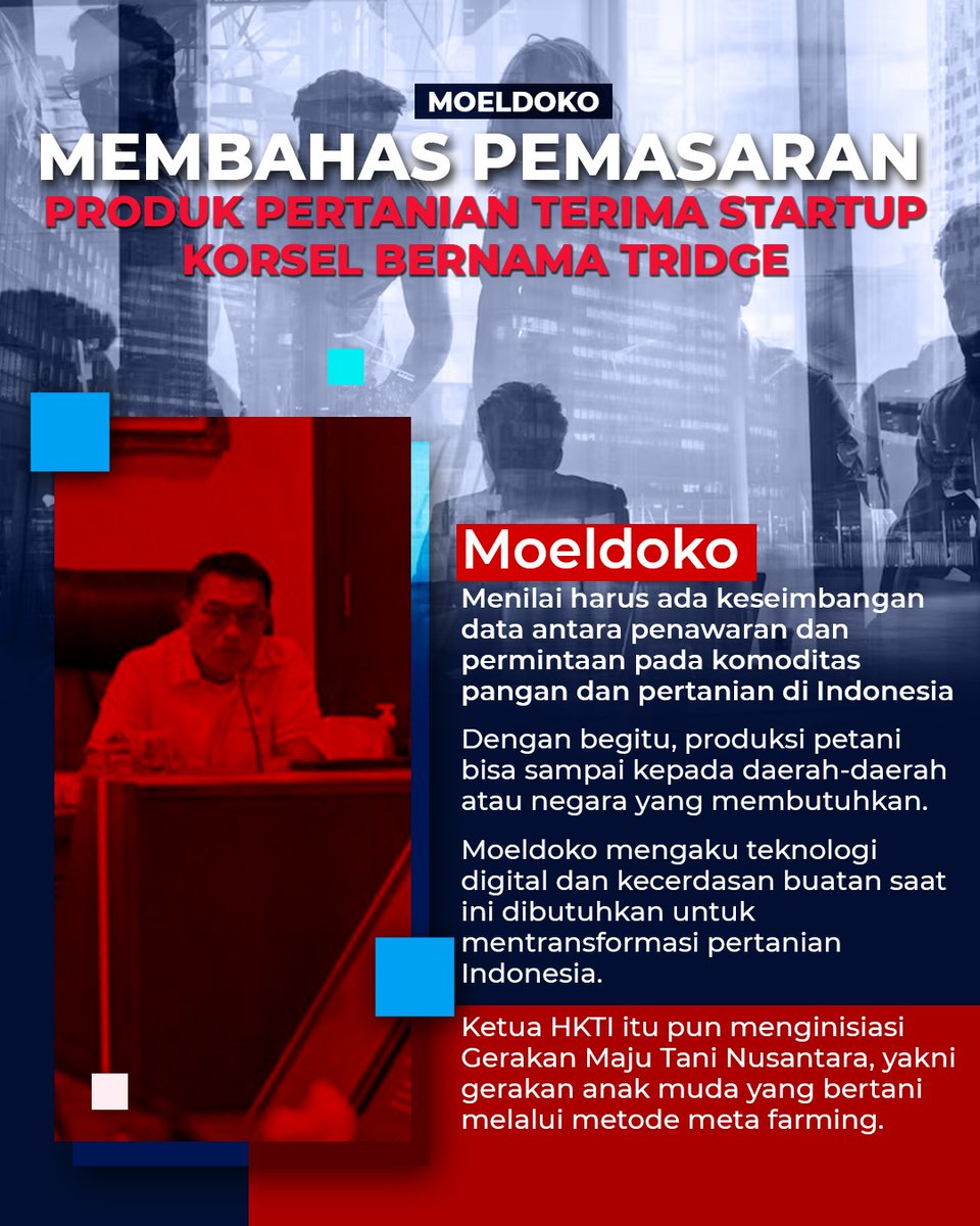 shae_ll's tweet image. KSP Moeldoko menilai harus ada keseimbangan data antara penawaran dan permintaan pada komoditas pangan dan pertanian di Indonesia.

Cc. @Dr_Moeldoko 

#MoeldokoPenjagaNKRI