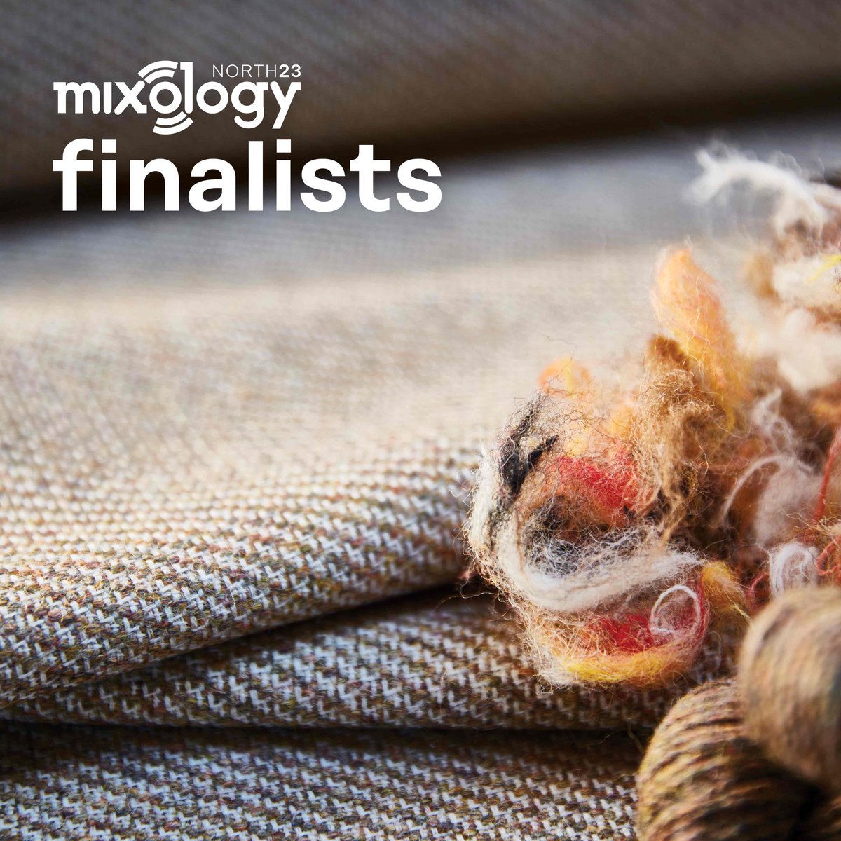 We're pleased to share that we're finalists for our new recycled wool fabric, Revolution in the Mixology North awards. 🏆 Winners will be announced at a black tie ceremony on 30th November 2023. 🤞 #MixologyNorth23